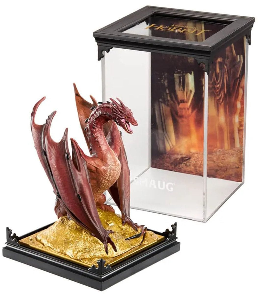 The Noble Collection lord of the rings diorama figure smaug 17 cm beeld