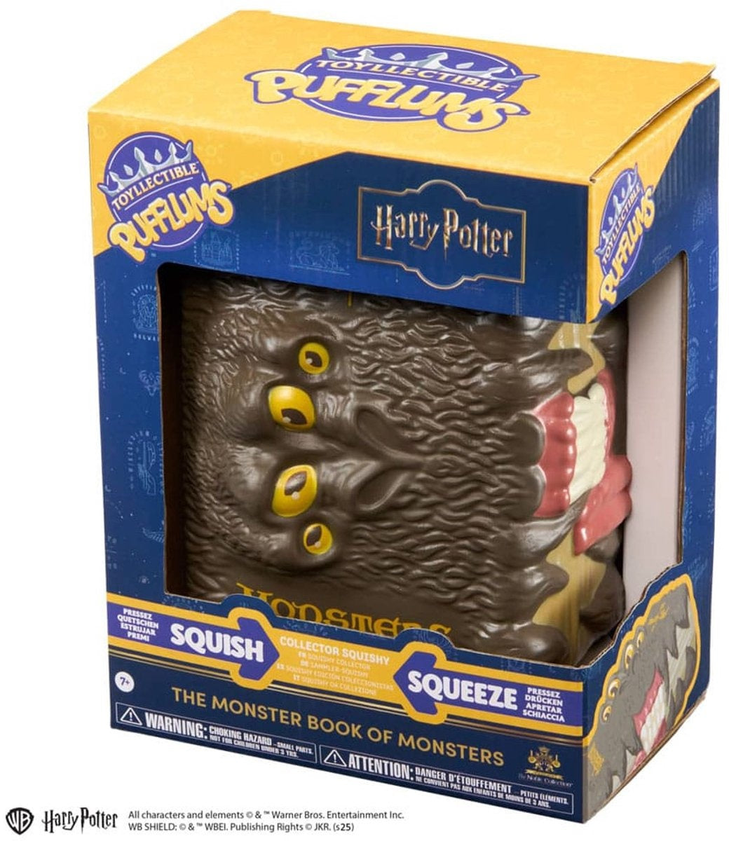 The Noble Collection Harry Potter squishy pufflums the monster book of monsters 15 cm mini-figuur