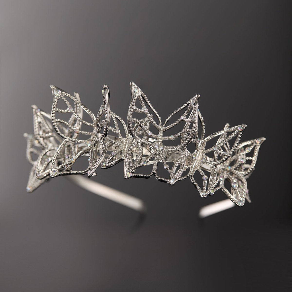 Wicked glinda wedding tiara butterflies – replica