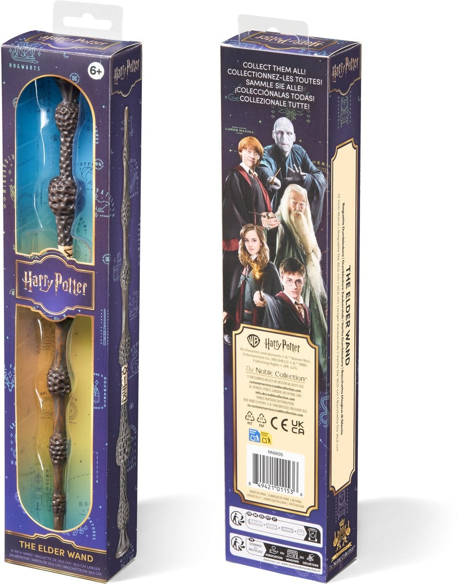 The Noble Collection Harry Potter role play toverstaf – toverstok the elder toverstaf – toverstok 30 cm replica: down-scaled