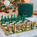 The Noble Collection wicked: for good chess set – schaakspel shiz vs. emerald city chess set