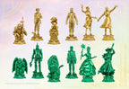 The Noble Collection wicked: for good chess set – schaakspel shiz vs. emerald city chess set
