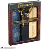 The Noble Collection the lord of the rings bookmarks 2-pack middle earth and elven script stationery