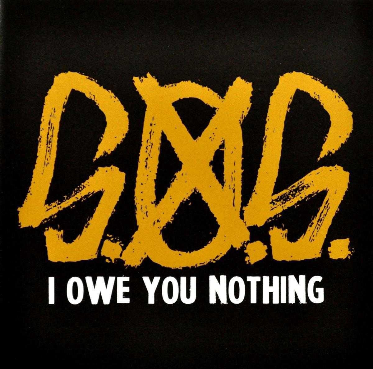 I owe you nothing – CD