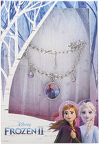 Disney frozen ii anna & elsa multicoloured enamel costume charm bracelet