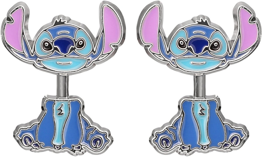 Lilo & stitch stitch unisex ear stud – zilverkleurig – standard