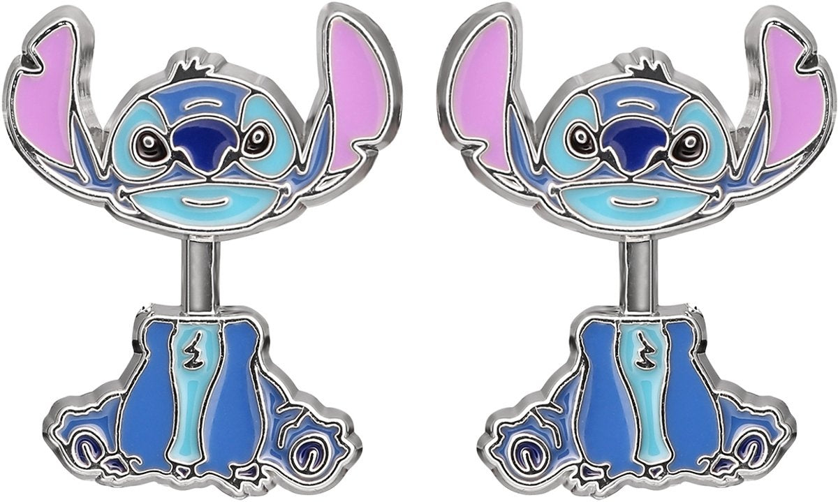 Lilo & stitch stitch unisex ear stud – zilverkleurig – standard