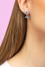 Lilo & stitch stitch unisex ear stud – zilverkleurig – standard