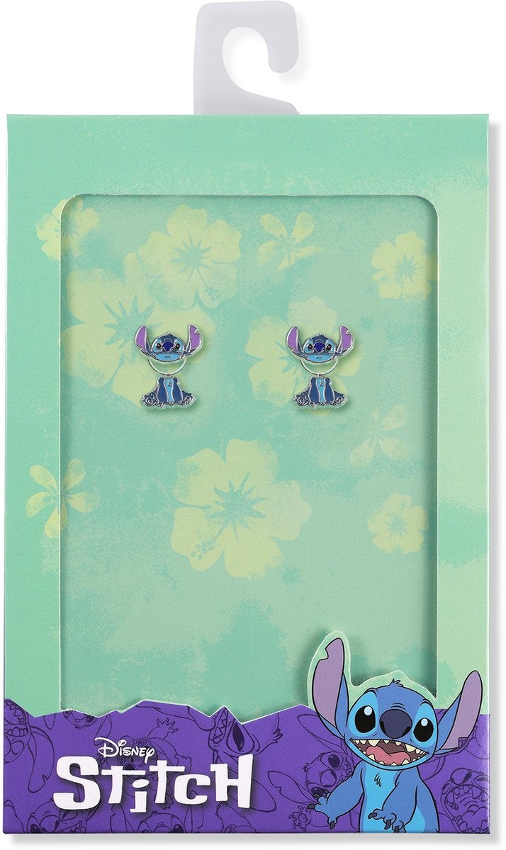 Lilo & stitch stitch unisex ear stud – zilverkleurig – standard