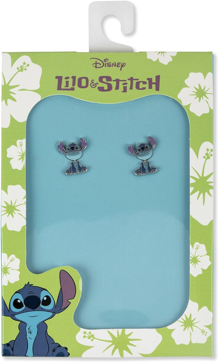 Lilo & stitch stitch unisex ear stud – zilverkleurig – standard