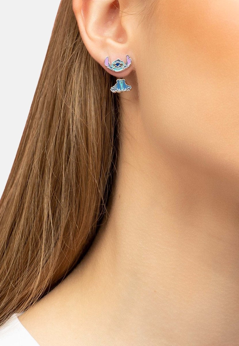 Lilo & stitch stitch unisex ear stud – zilverkleurig – standard
