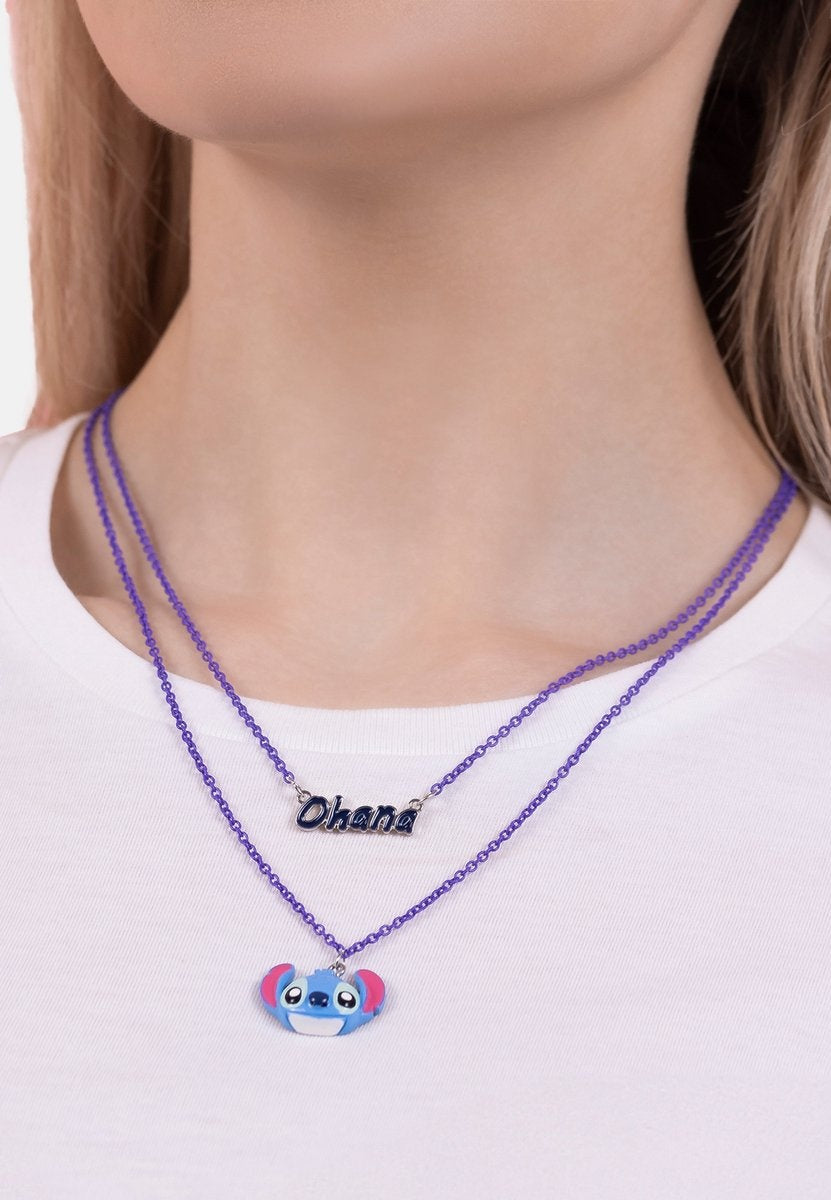 Stitch – ohana – hanger ketting 16mm – disney