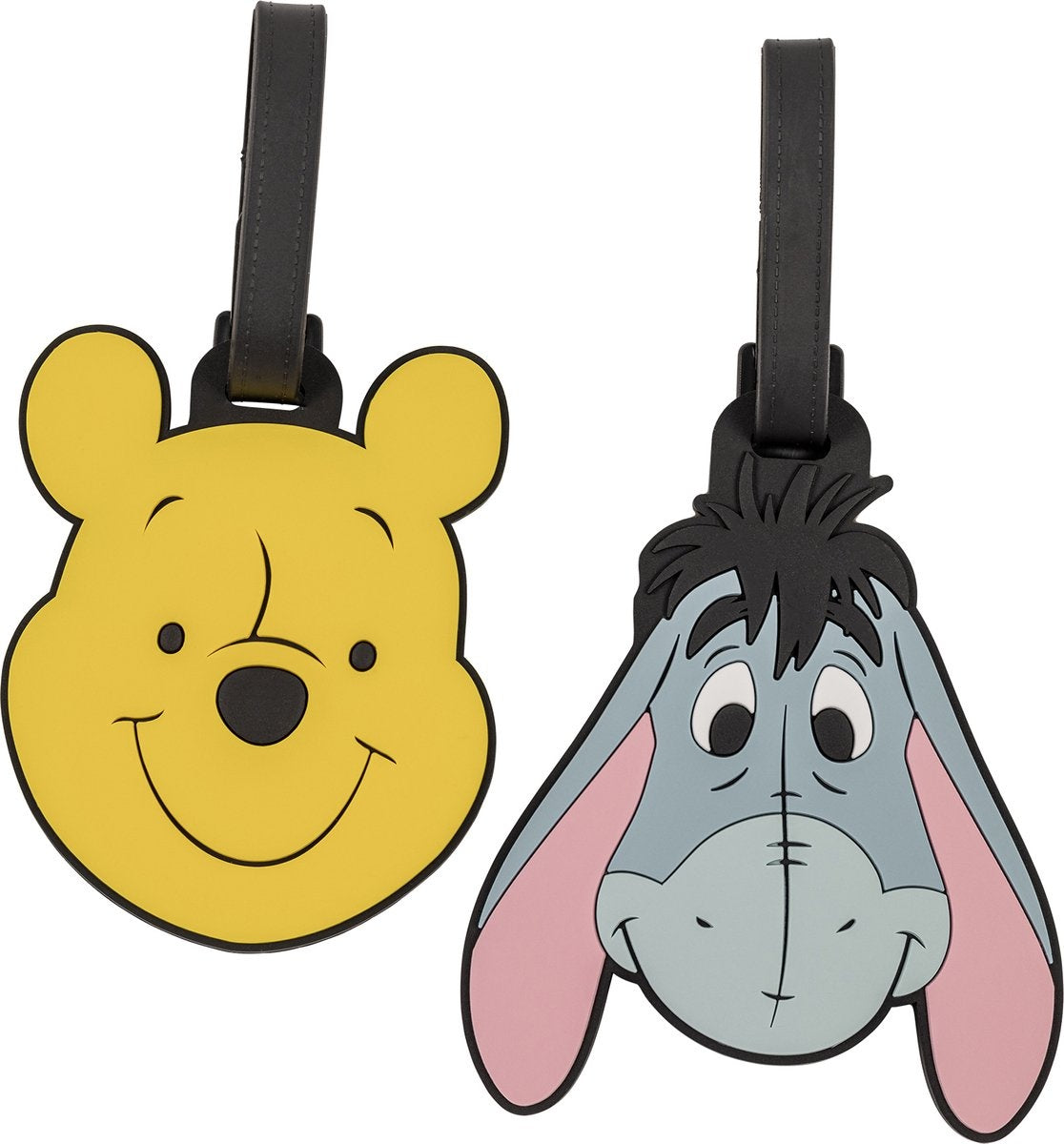 Disney winnie the pooh 2 piece luggage tag set