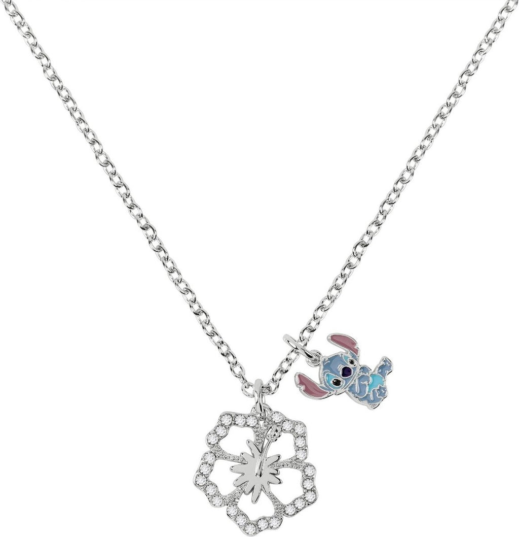 Peershardy disney – stitch and flower ketting jewelry
