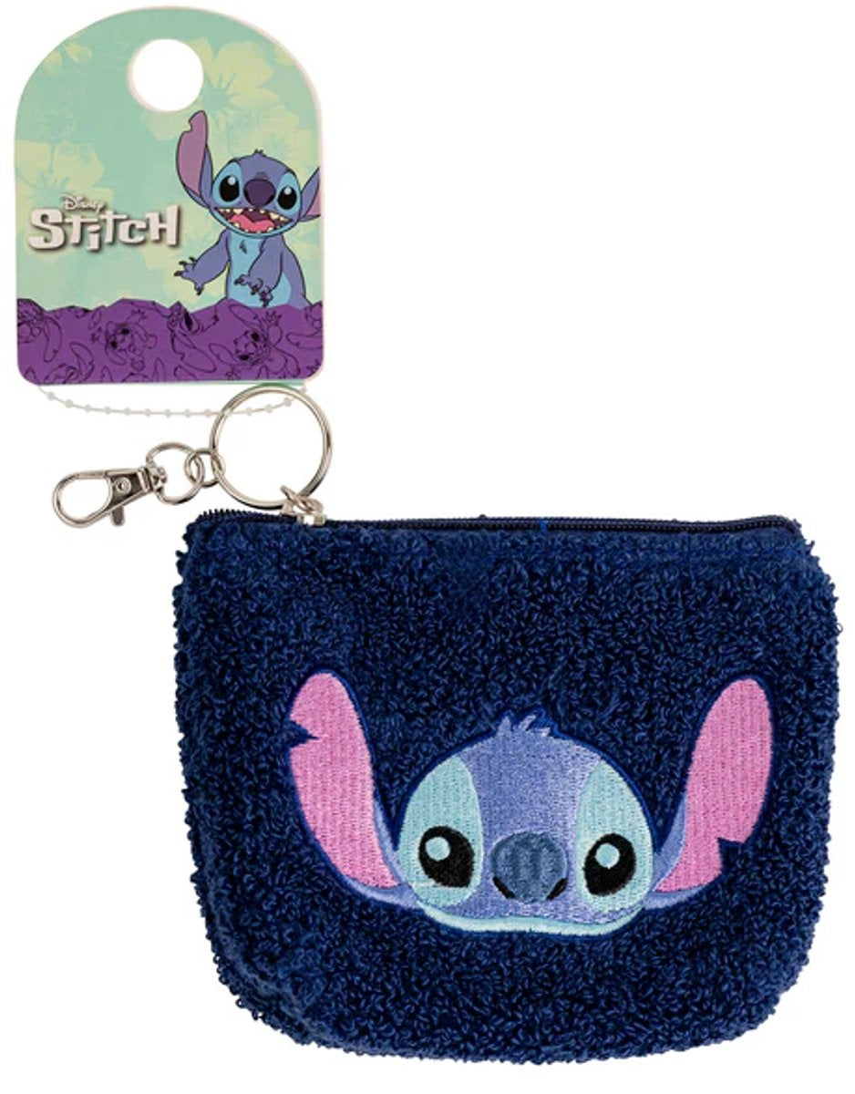 Disney stitch purse key chain