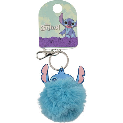 Disney stitch pompom keychain