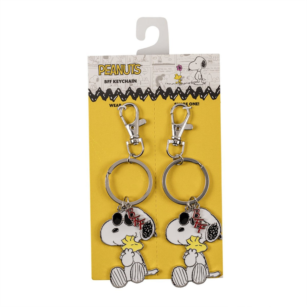 Peanuts snoopy – bff unisex sleutelhanger – meerkleurig – standard