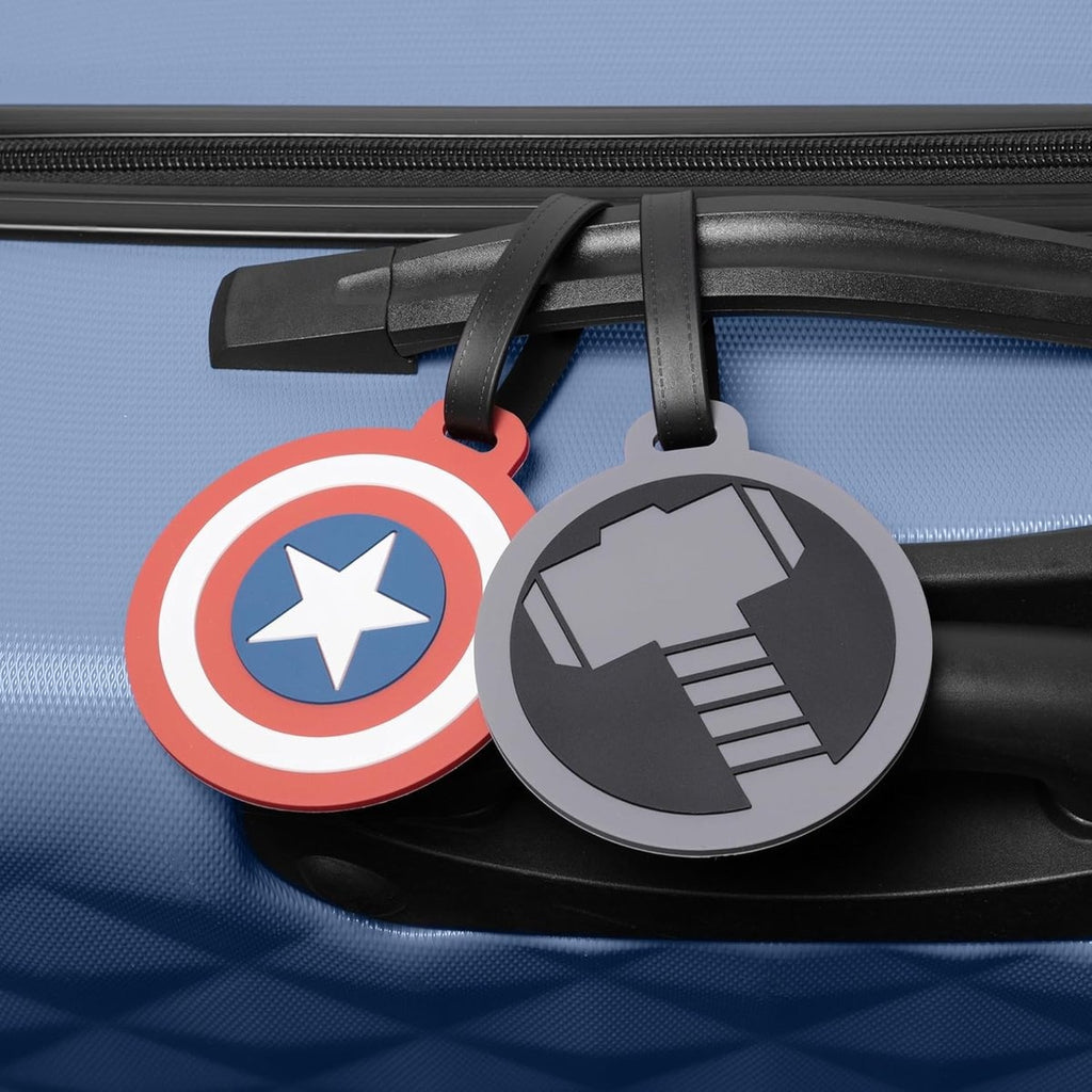 Disney marvel thor and captain america multicoloured 2 piece luggage tag set