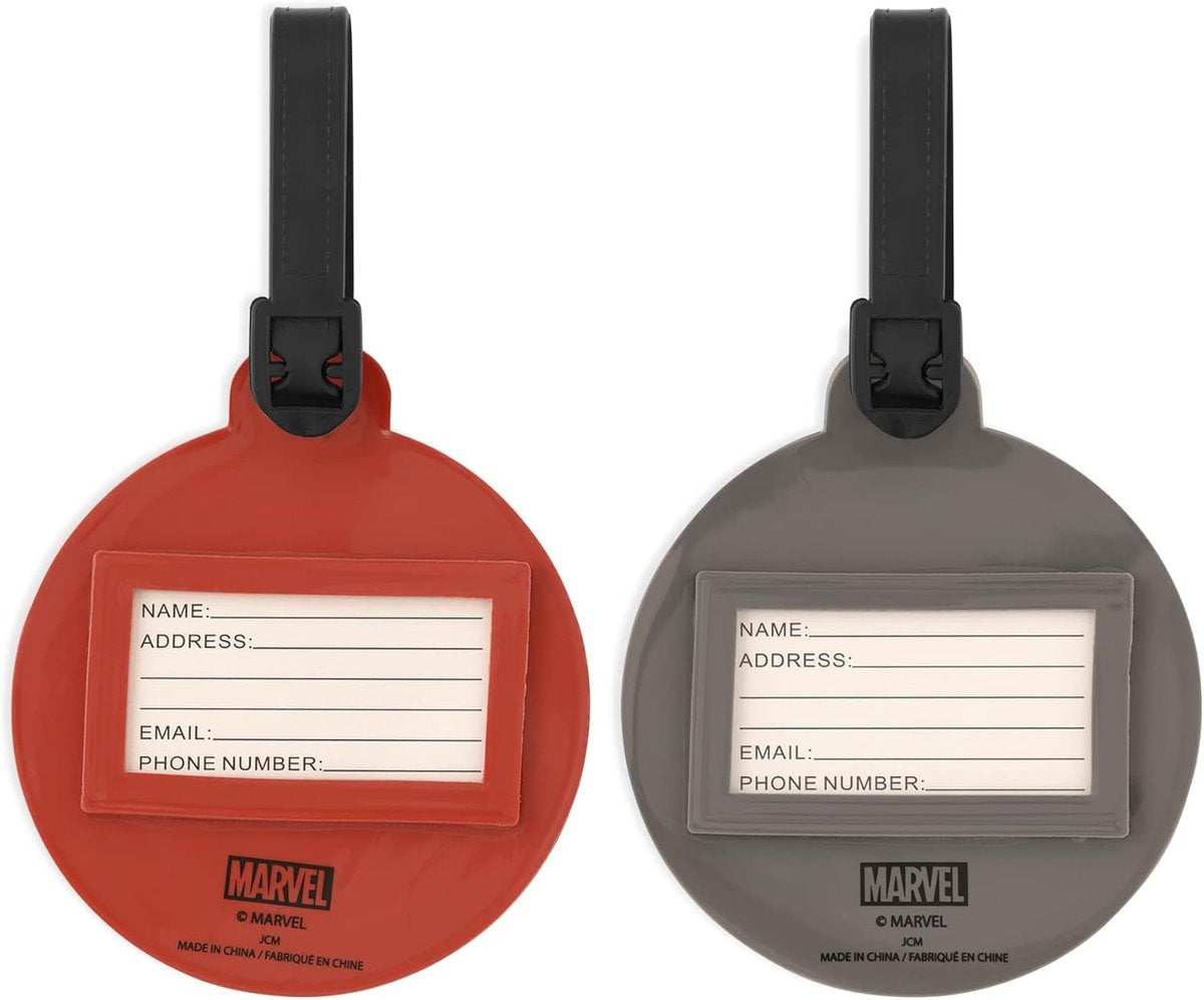 Disney marvel thor and captain america multicoloured 2 piece luggage tag set