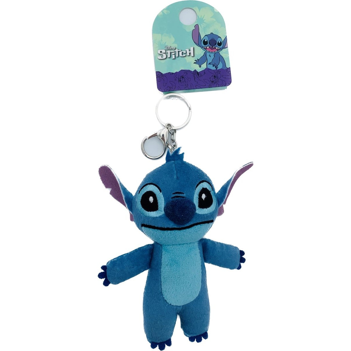 Stitch – 3d plush keyring – 15 cm