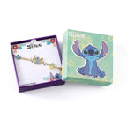 Disney stitch pineapple & flower gold plated bracelet