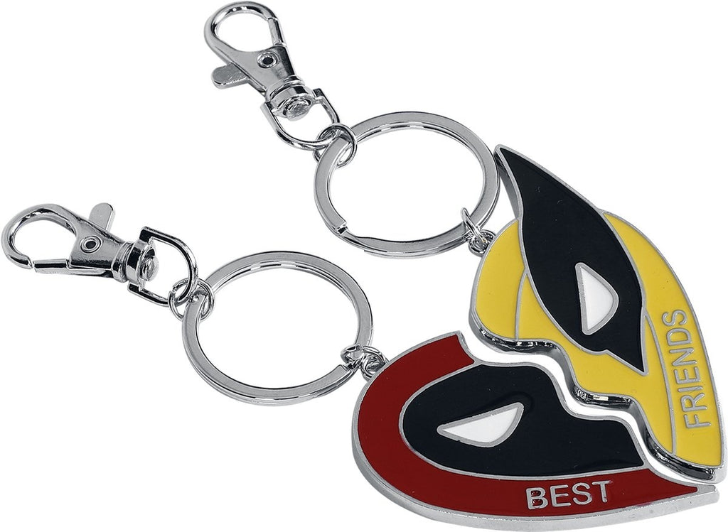 Deadpool 3 – wolverine – come together bff key chain unisex sleutelhanger – meerkleurig – standard