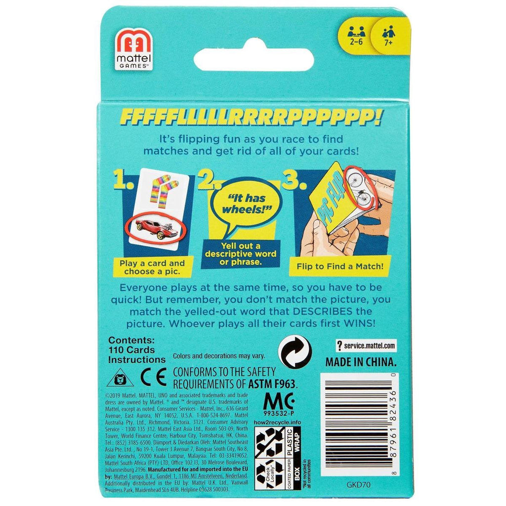 Mattel games flip pic