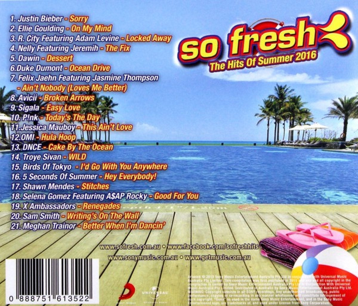 So fresh hits of summer 2016 – CD