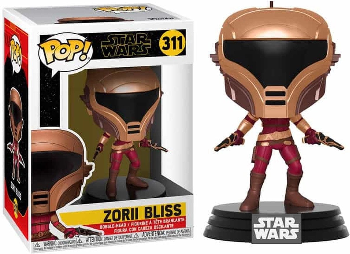 Funko pop star wars: the rise of skywalker – zorii bliss #311 – verzamelfiguur 9 cm