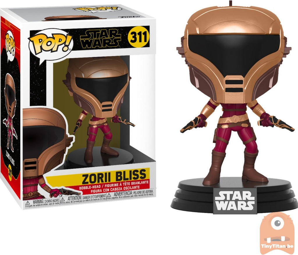 Funko pop star wars: the rise of skywalker – zorii bliss #311 – verzamelfiguur 9 cm