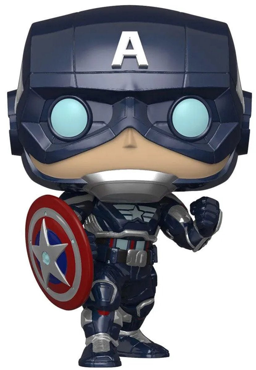 Funko pop – games – marvel – avengers – gamerverse – captain america ( 627 )