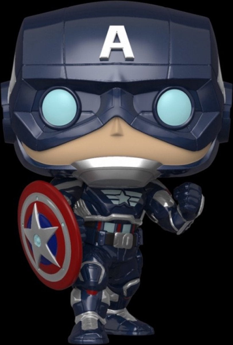 Funko pop – games – marvel – avengers – gamerverse – captain america ( 627 )