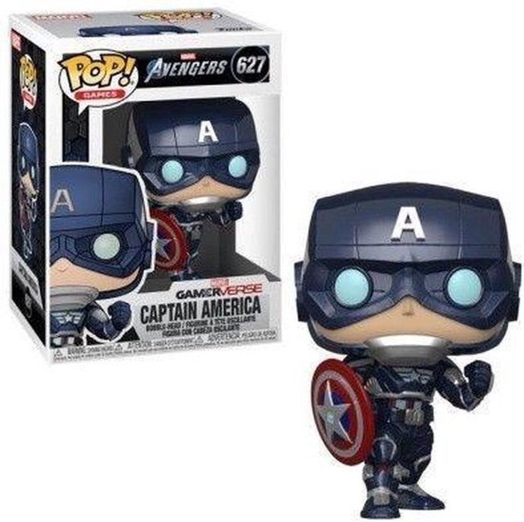 Funko pop – games – marvel – avengers – gamerverse – captain america ( 627 )