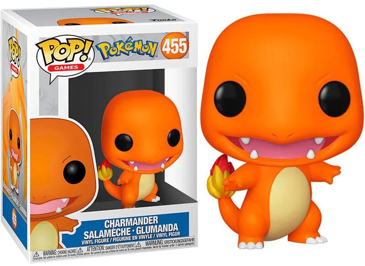 Pop games: pokémon – charmander – funko pop #455
