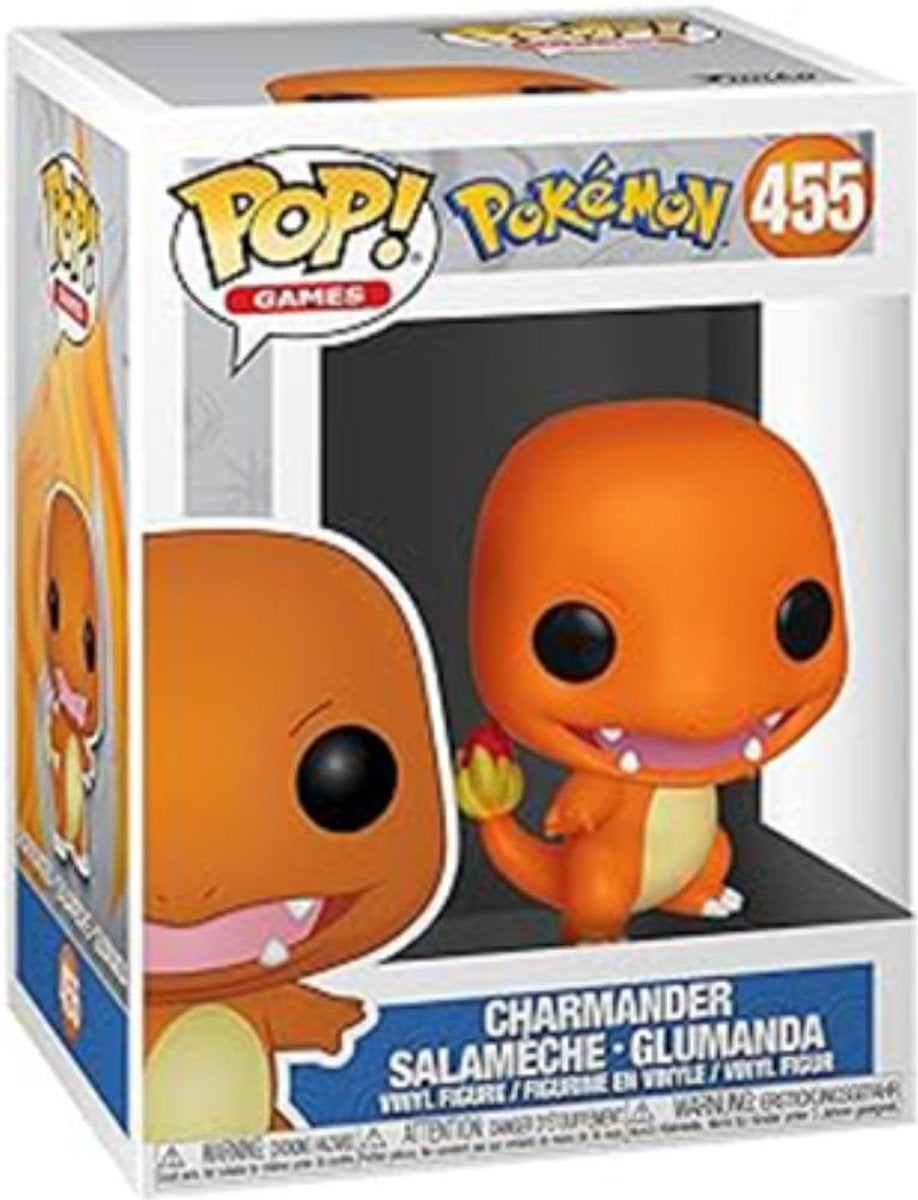 Pop games: pokémon – charmander – funko pop #455