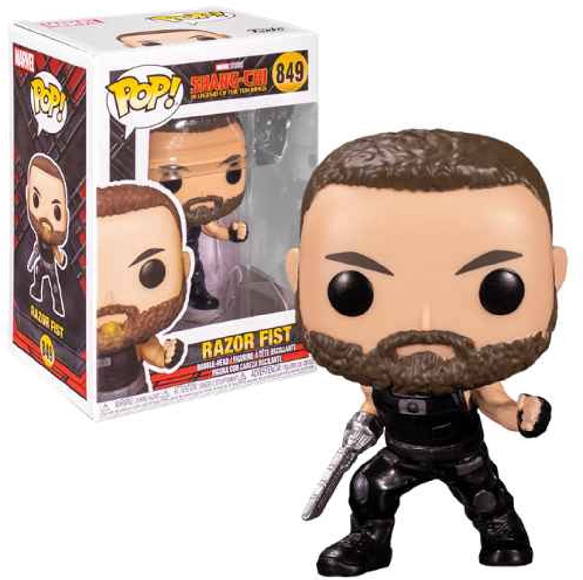 Funko shangchi verzamelfiguur marvel shang-chi and the legend of the ten rings pop razor fist 9 cm