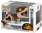 Funko atrociraptor (tiger) – funko pop – jurassic world 3: dominion figuur – 9cm