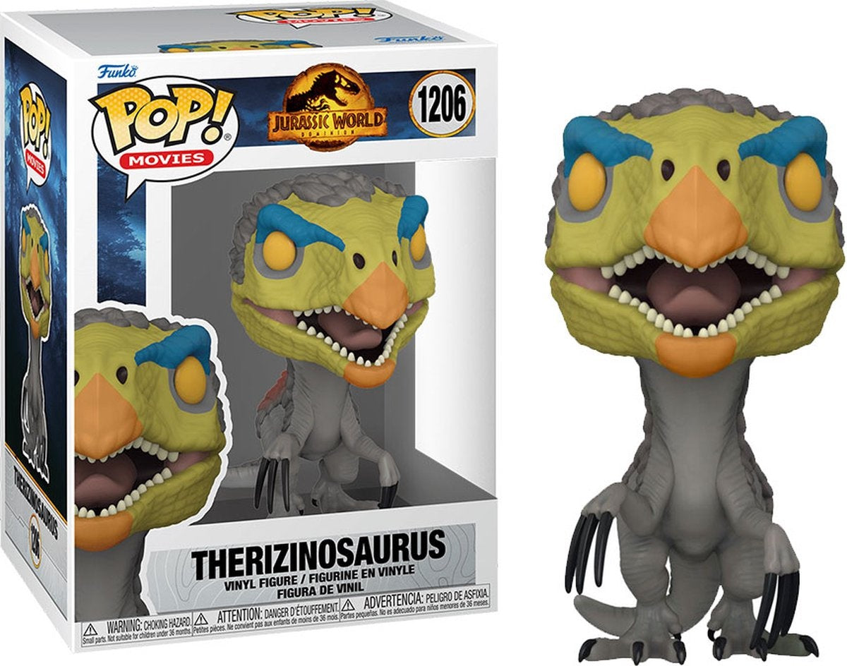 Funko jurassic world verzamelfiguur pop movies therizinosaurus 9 cm