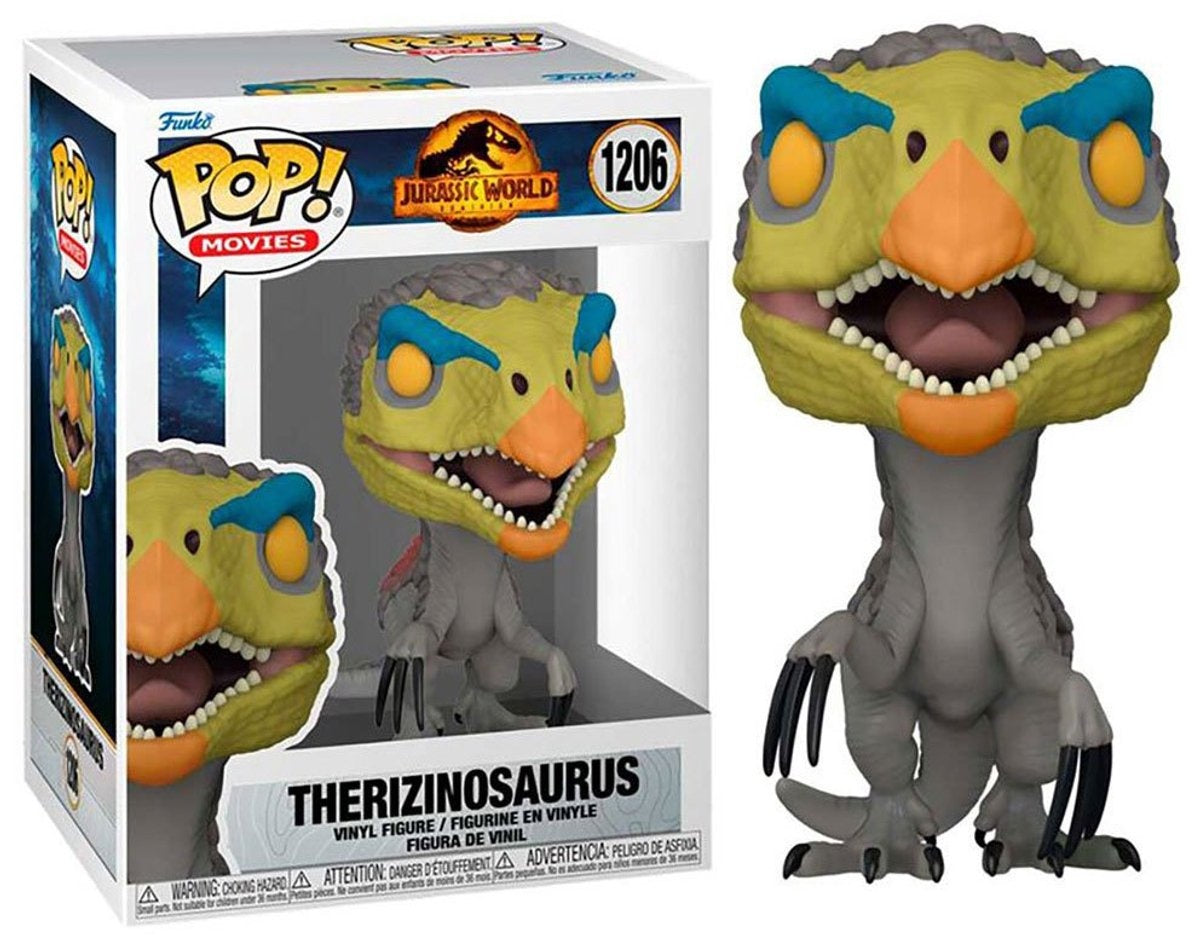 Funko jurassic world verzamelfiguur pop movies therizinosaurus 9 cm