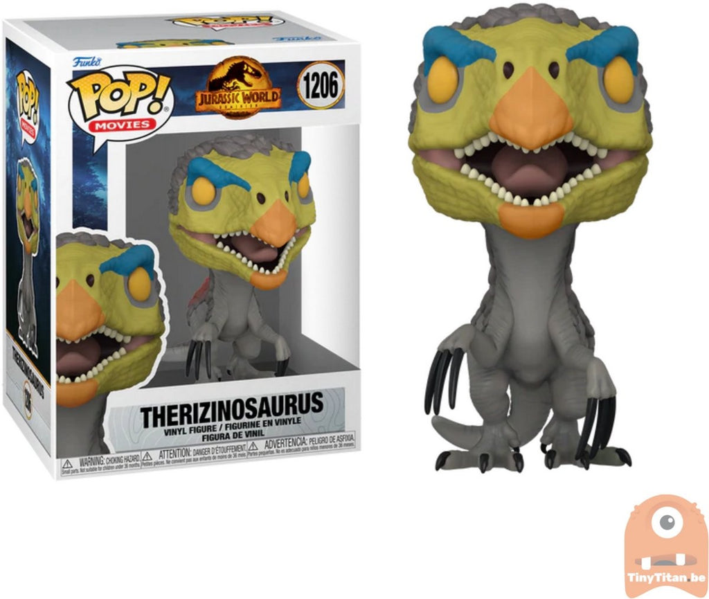 Funko jurassic world verzamelfiguur pop movies therizinosaurus 9 cm