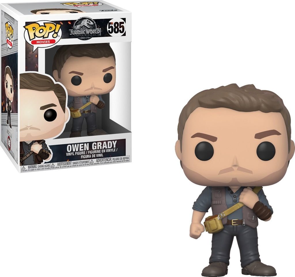 Funko jurassic world – pop movies owen grady 9 cm verzamelfiguur