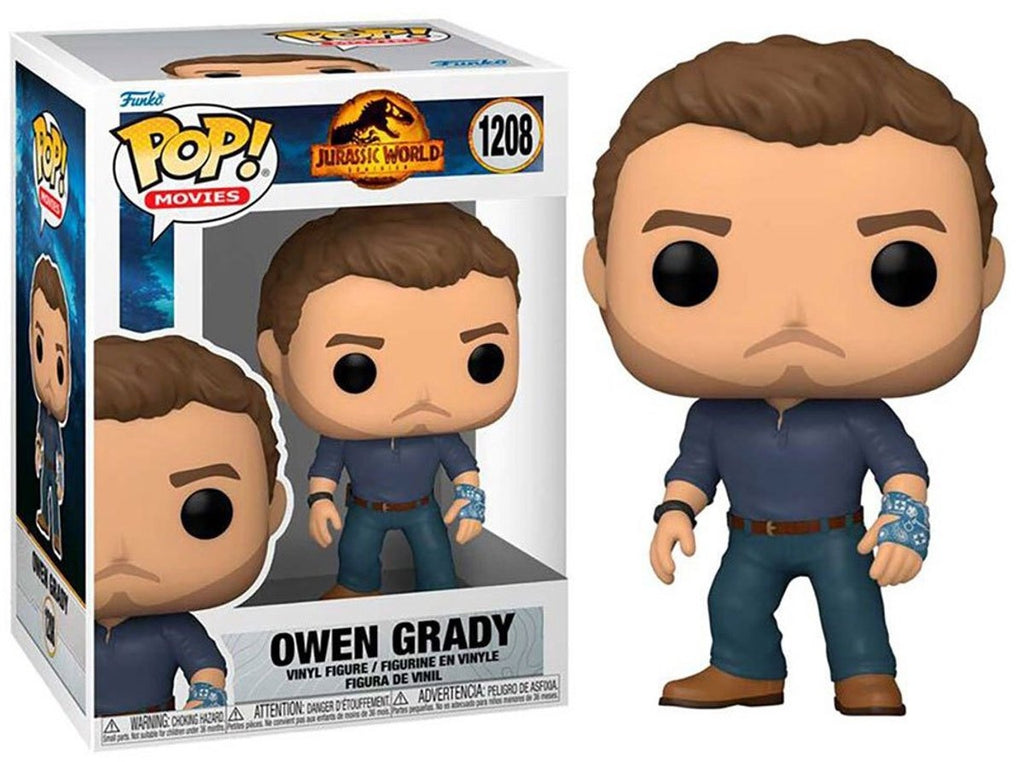Funko jurassic world – pop movies owen grady 9 cm verzamelfiguur