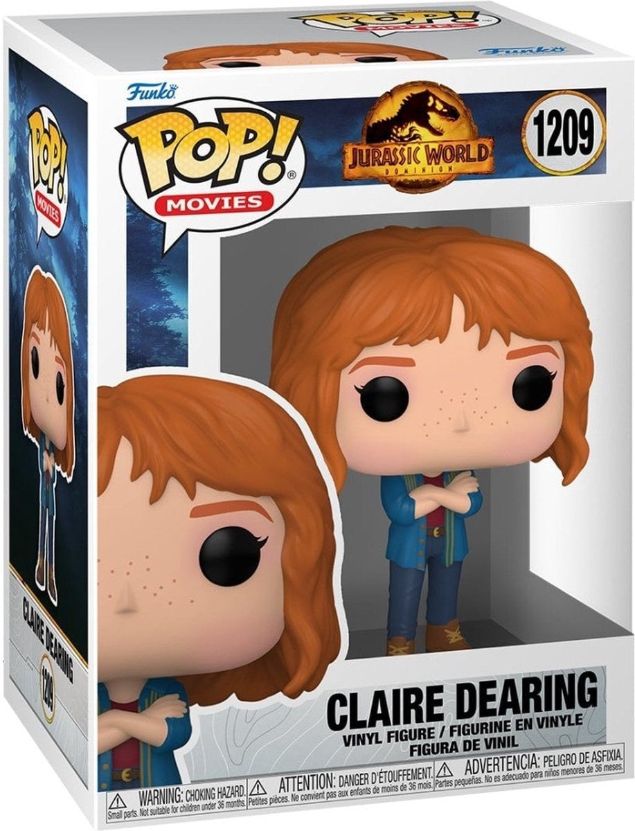 Funko jurassic world verzamelfiguur pop movies claire dearing 9 cm