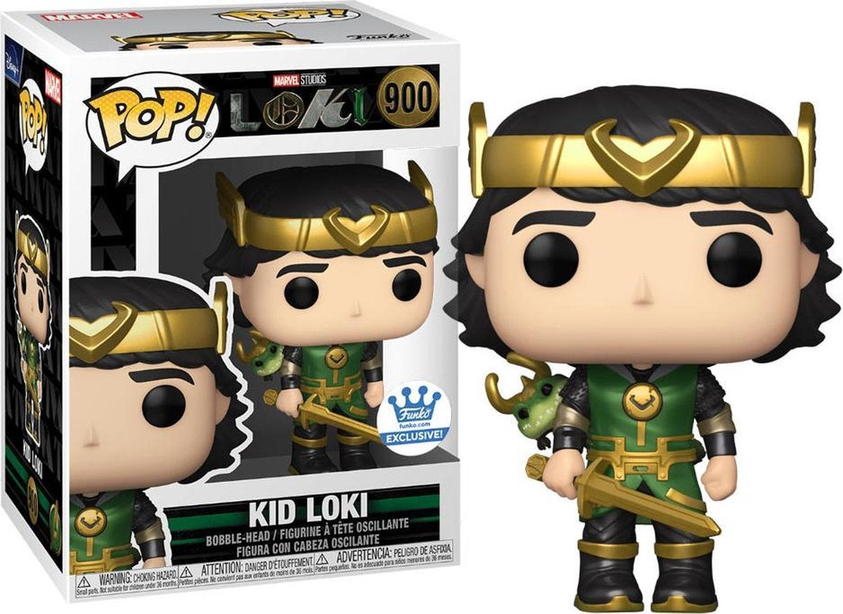 Funko pop – marvel: kid loki (metallic)