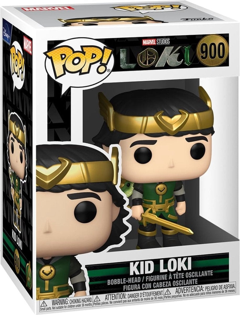 Funko pop – marvel: kid loki (metallic)
