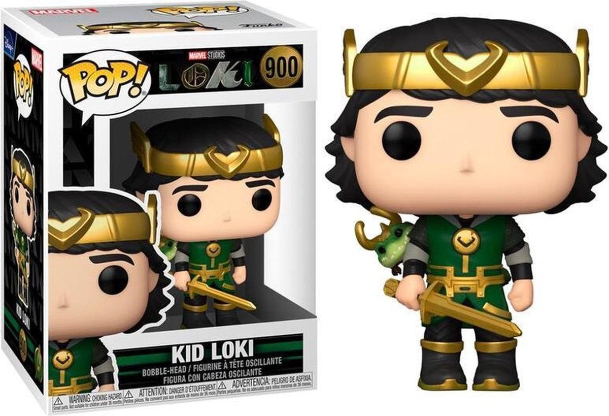 Funko pop – marvel: kid loki (metallic)