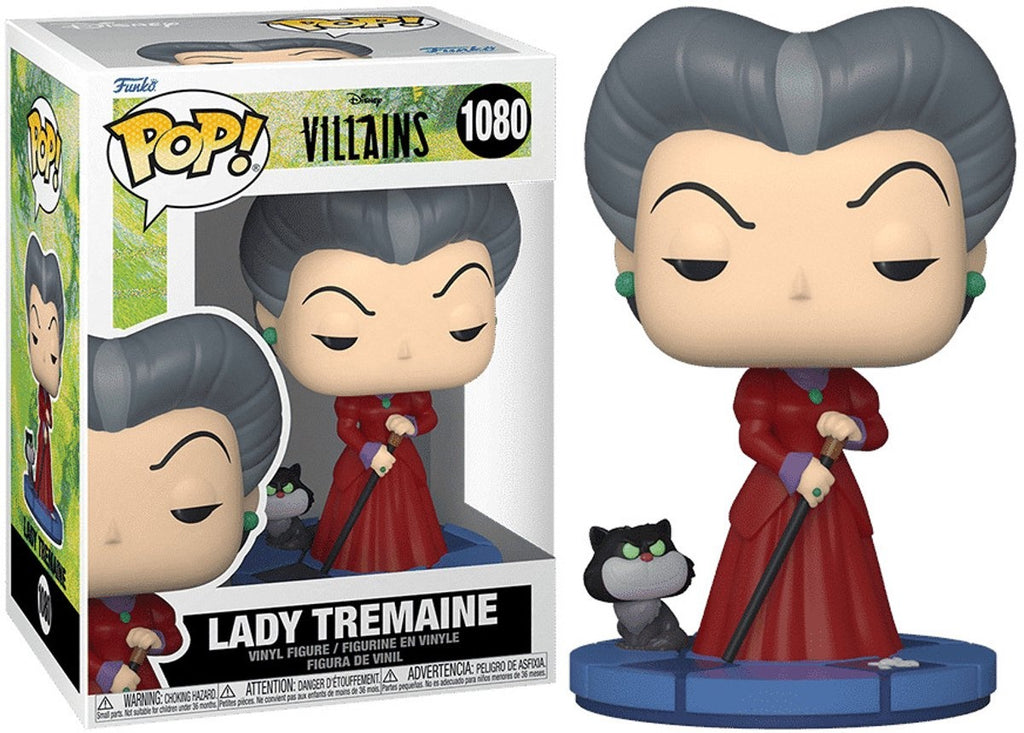 Funko cinderella – disney villains pop lady tremaine 9 cm verzamelfiguur