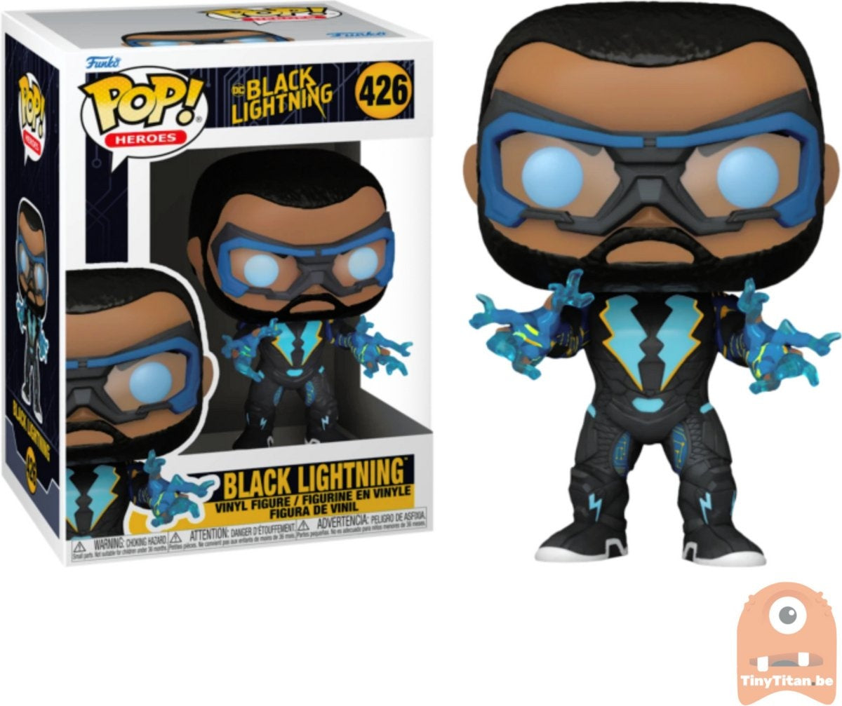 Funko black lightning verzamelfiguur DC Comics pop heroes black lightning 9 cm