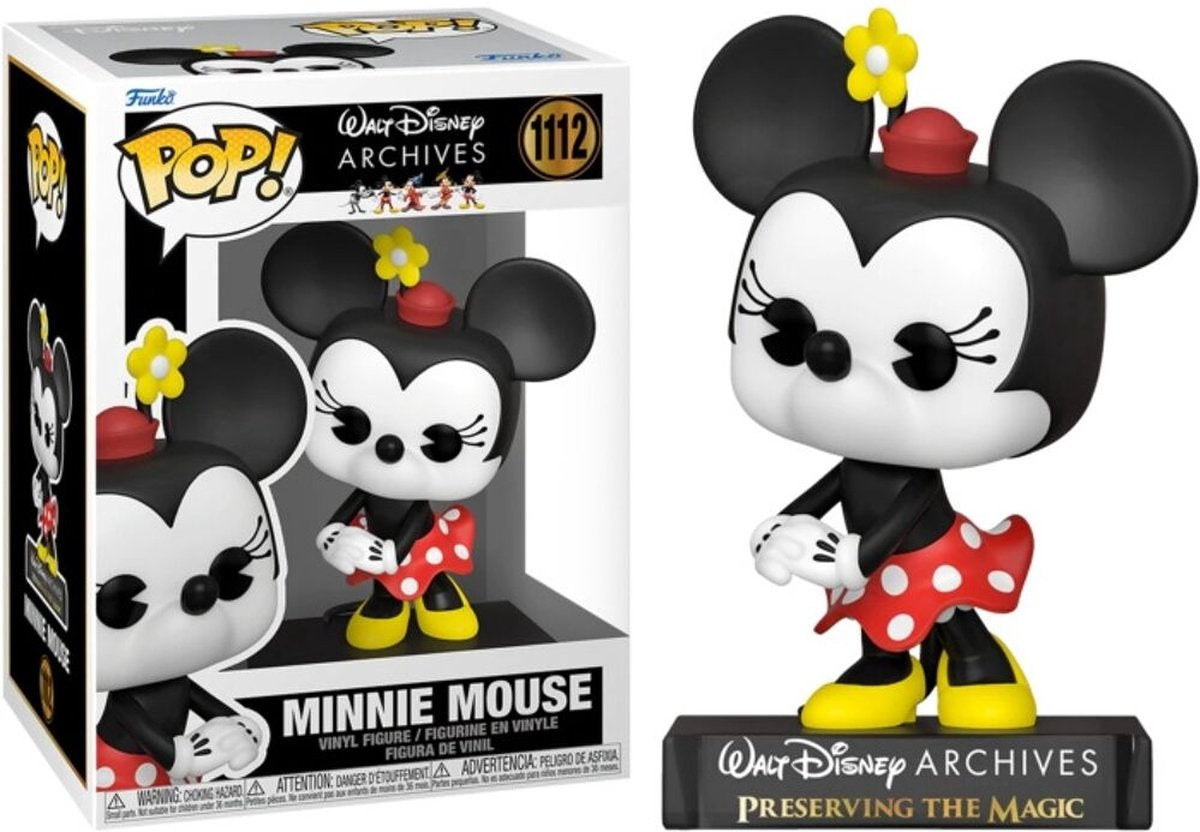 Funko mickey mouse verzamelfiguur disney pop minnie mouse – minnie (2013) 9 cm