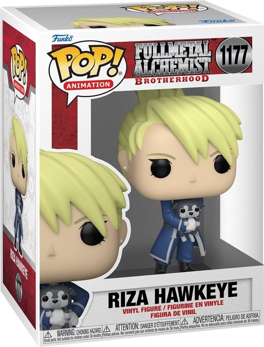 Funko fullmetal alchemist verzamelfiguur pop animation brotherhood riza hawkeye 9 cm